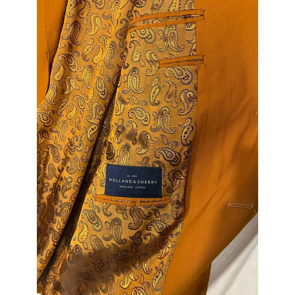 Holland & Sherry Tan‎ Jacket L